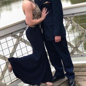 prom/military ball dress